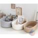  ребенок корзина корзина место хранения хлопок трос корзина белый интерьер смешанные товары Северная Европа zonchi- место хранения корзина модный симпатичный большой хлопок трос место хранения корзина 