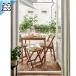 [ IKEA - Ikea -]NAMMARO -nema low - стол наружный для светло-коричневый stain 75x63 cm (005.112.04)