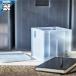 IKEA - Ikea - PANSARTAX - хлеб обезьяна tak Hsu место хранения box крышка имеется прозрачный серый голубой 16.5x16.5x16.5 cm 2.5 l (005.150.23)