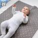 IKEA - Ikea - LEN - полоса - baby уход коврик полька-дот узор серый 90x70 cm (404.539.14)