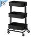 IKEA - �C�P�A - RASKOG -���[�X�R�O- �L�b�`�����S�� �o�X���S�� �u���b�N 35x45x77cm �V�F���t (605.867.86)