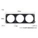 3�A�J�[�{�����[�^�[�p�l�� �ǉ����[�^�[ 52mm 52�� 2�C���` 2inch 1din 60mm �~ 185mm �֘A�摜2