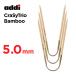 Կˡ5.0mm  24cm3ܡǥ addi 쥤ȥꥪ Х֡ 硼ȡCraSy Trio Bamboo