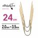 addi Adi k Lazy Trio bamboo Short 24cm 2.0mm~3.5mm CraSyTrio Bamboo плетеный игла 3 шт. комплект 
