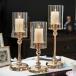  свеча подставка стекло античный способ автомобиль Be Gold medium размер zonchi- свеча установить Kirakira .. установить аромат лампа . железный свеча держатель 