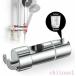 �V�����[�t�b�N�V�����[�w�b�h����16mm?27mm�X���C�h�o�[�Ή��V�����[�w�b�h�z���_�[�]���`�[����360�����R��]�ȒP��t�����J��Ԃ����p�������s�v