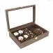  кейс для часов ювелирные изделия место хранения box из дерева наручные часы 4шт.@ колье место хранения кольцо zonchi- серьги box кейс для коллекции прозрачный окно наручные часы место хранения box для мужчин и женщин 