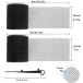  дождь . покрытие дождь . сеть для бытового использования .. лист мусор предотвращение дождь . защита дождь .. защита крыша zonchi- забивание предотвращение . лист фиксация металлические принадлежности есть .. лист .. сеть 
