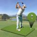  Golf коврик большой коврик 100×150cm Golf тренировка элемент .. Driver zonchi- swing короткая клюшка тренировочный инструмент искусственный газон одиночный товар салон наружный 