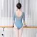  балет костюм черный для взрослых Leotard костюм голубой балет сопутствующие товары zonchi- балет Leotard накладка имеется балет костюм тренировка костюм Dance одежда 