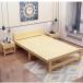  складной bed сборка не необходимо простой место хранения выдерживаемая нагрузка примерно 200KG натуральное дерево кровать с решетчатым основанием сосна материал zonchi- кроватная рама одиночная кровать одиночный из дерева 