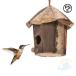  дикая птица для гнездо коробка гнездо коробка bird house птица гнездо натуральный материалы магазин экстерьер орнамент функциональный простой дерево система птица маленький магазин маленькая птица гнездо коробка zonchi- размножение коробка украшение двор. оборудование орнамент подвешивание ниже дикая птица для средний двор повседневный используя .
