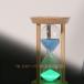  песочные часы 1 минут стекло песочные часы из дерева 10 минут таймер интерьер таймер zonchi- песок таймер красочный люминесценция эффект модный симпатичный интерьер 
