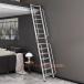  крыша обратная сторона лестница aluminium сплав 10 уровень /12 уровень /14 -ступенчатый уровень складной лестница легкий zonchi- настенный складной loft лестница поручень имеется многофункциональный для бытового использования 