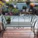 retro античный сад bench metal park bench наружный bench зеленый наружный zonchi- шпаклевка .o мебель железный bench атмосферостойкий сборка простой 