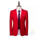  tailored jacket короткий мужской мужской жакет 1 кнопка красный жакет zonchi- красный блейзер красный костюм красный жакет длинный рукав kajuru