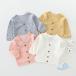  summer кардиган младенец вязаный кардиган кардиган Kids zonchi- детская одежда tops девочка лето хлопок UV cut охлаждение меры 