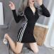  тугой One-piece женский Golf One-piece длинный рукав One-piece Mini One-piece zonchi- body type покрытие большой размер колени сверху sexy надеты .. тонкий 