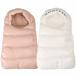  Moncler baby * Kids * unisex |MONCLER BABY KID'S "SACCO PORTA BEB" Logo attaching down specification baby carrier * blanket ( light pink * white ) 1