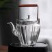 gala spot teapot glass small teapot ... pot flower tea heat-resisting direct fire possible 450ml