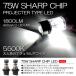 BM/BM9/BMG/BMM / 쥬B4 LED ϥӡ HB3/9005 75W SHARP ץȻ 5500K/ʥۥ磻 2/1å