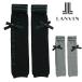  Lanvin 2023 год осень-зима модель женский лента имеется ребристый вязаный гетры VLW0211C2