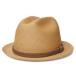 ニューヨークハット　帽子　ストローハット　中折れ　パナマ　ブレードバンド　NEW　YORK　HAT　2073　Panama with Braid Band　Caramel