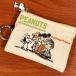  бесплатная доставка Peanuts / Snoopy ALL вышивка Pas сумка SPZ-3817 / слоновая кость 