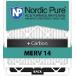 Nordic Pure 14 x 24 x 1 m14 + C - 12 MERV 14 PlusܥACϧե륿qty-12