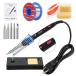 Soldering Iron Kit, 80W 110V LCD Digital Welding, 356-896?180-480, Portable Adjustable Temperature Soldering Kit, for Metal, Jewelry, Electric Rep