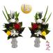 プリザーブドフラワー 仏花【一対】 永咲花 PSYH-02012 仏壇用 御供 蘭