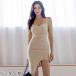  сорочка kyaba платье medium платье One-piece девушка из кабаре Cabaret Club lounge 7 минут рукав asimeto Lee квадратное разрез .. чувство Gracia 