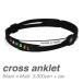 バンデル BANDEL クロスマルチアンクレット 足首 スポーツアンクレット スポーツアクセサリー ブラック／マルチ 全国送料無料