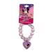  minnie бисер браслет лиловый MINNIE браслет бисер breath Disney Minnie Mouse Heart аксессуары Disney 13000