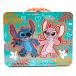  Stitch &amp; Angel tin box ( зеленый ) 20088a бардачок багажник кейс коробка BOX Disney товары tin жестяная банка жестяная пластина can can импортные товары 