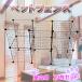  pet fence 20 pieces set dog cat cage gauge interior combination connection joint square small size dog assembly simple compact independent . net black .... height 70