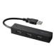  Buffalo BSH4U25BKZ USB2.0 ступица 4 порт модель простой упаковка черный 