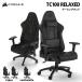 CORSAIR TC100 RELAXEDge-ming стул ткань / кожа выдерживаемая нагрузка 120kg 160 раз наклонный все 3 цвет Corse age-ming стул стул 