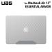 [ предварительный заказ (12/26 продажа )]UAG MacBook Air 13 дюймовый (M2/M3/M4) для кейс ESSENTIAL ARMOR лёд ( прозрачный цвет ) ударопрочный UAG-MBA13M4-EMS-IC You e-ji-PC кейс 