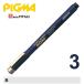[�����饯��ѥ�] �����ڥ� �ԥ���3 �ߥ�ڥ� ���� �ѿ��� �Ѹ��� �ˤ��ߤˤ��� �� SAKURA PIGMA water-based pigment ink pen ESDK3