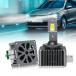 VW Golf Touran HID-LED.LED передняя фара (2011-2015) оригинальный такой же вид высокая скорость охлаждающий вентилятор установка 11600LM компенсатор встроенный шум меры инструкция на японском языке есть 6000k