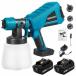  распылительный пистолет электрический Makita 18V аккумулятор сменный соответствует покраска gun краска энергия спрей сменный товар форсунка 4 ширина регулировка возможность * аккумулятор * зарядное устройство продается отдельно 18 болт 14.4 болт 