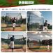 PROBASTO �o�b�e�B���O�l�b�g �싅�l�b�g ���K�p �g�ݗ��� ��^ 212cm/155cm �싅 �h���l�b�g �s�b�`���O�l�b�g �o�b�e�B���O�e�B�[�t ���[�o�b�O�t �v���[���g �֘A�摜3