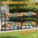 PROBASTO �d���b�N ���O���b�N 197�~30�~96cm �ω׏d1200kg �t�b�N�t ��v ��� ���� ���O �d�X�g�b�J�[ �d�X�g�[�u �d�I �d�u���� ���[�I �L�����v 1�N�ۏ� �֘A�摜2
