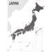 PROCEEDX beautiful map of Japan black 1 study poster Mini maru map A2 size made in Japan . attaching 4. folding sending 1355