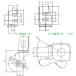 ���[�G�C �A���O�� ���� �L���X�^�[ �G���X�g�}�[ �ԗ֌a75mm �X�g�b�p�[�t�� S�^�C�v SA-S�^ ��t���@20�~21�A16  ��158-6478 SA-75ELS  1�� �֘A�摜1