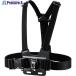 ELECOM �A�N�V�����J�����p�A�N�Z�T�� �}�E���g GoPro �ėp �`�F�X�g��t�^ �u���b�N  ����315-7617 AC-MBCH01BK  1��