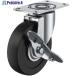 ���[�G�C �v���[�g�� ���� �L���X�^�[ ���d�S�� �ԗ֌a100mm �X�g�b�p�[�t�� E�^�C�v E-S�^ ��t���@82�~40  ��364-0468 E-100RHES  1��