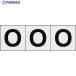 TRUSCO ե٥åȥƥå 5050 O Ʃ/ʸ 3  438-9417 TSN-50-O-TM  1