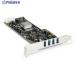 StarTech USBߥ/PCIe 2.0 - 4x USB-A/5Gbps/SATALP4Ÿ  497-5444 PEXUSB3S44V  1